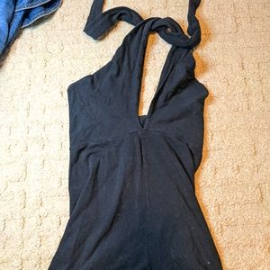 American Apparel Black Disco Romper